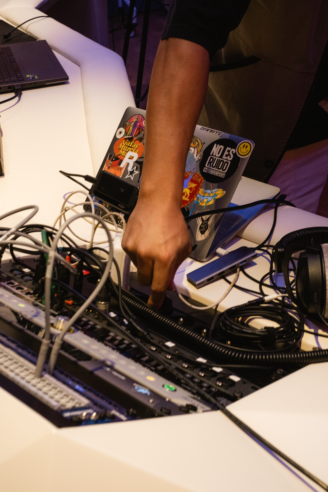 Détails du matériel de production en studio